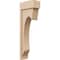 Ekena Millwork 5"W x 10"D x 30"H Thin Emerson Rough Cedar Woodgrain TimberThane Corbel, Primed Tan CORUR05X10X30EMRRCPR - alternate 1